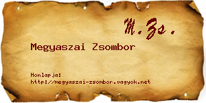 Megyaszai Zsombor névjegykártya